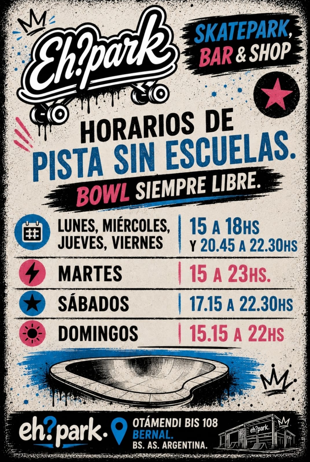 Precios pista libre